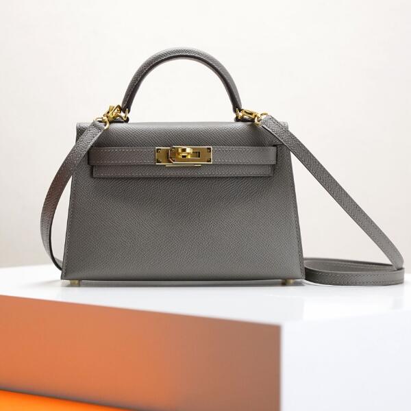 【エルメス HERMES】ミニケリー2 グリメイヤー (0L)  エプソン ゴールド金具（100％手縫い）